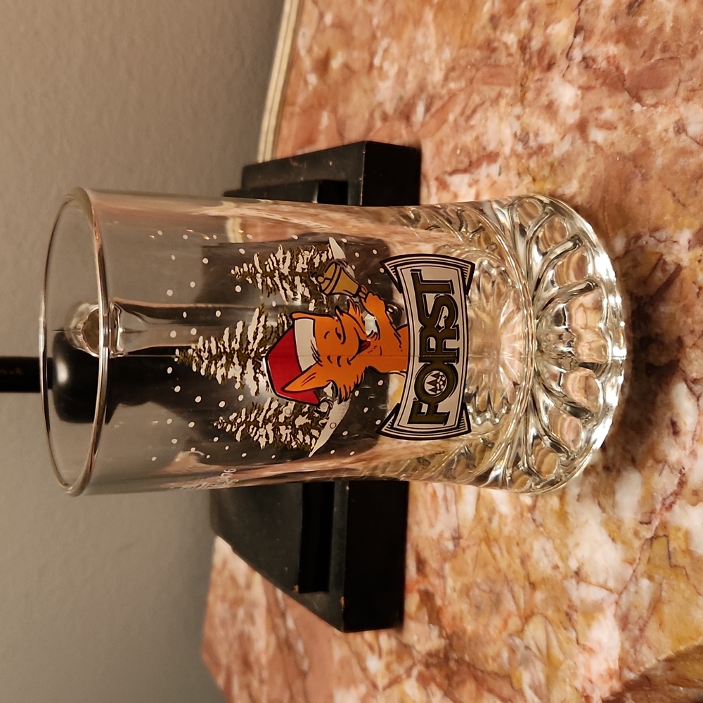 4 Forst German Holiday .2 liter beer mug